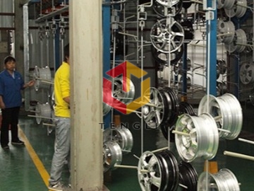 汽車(chē)輪殻噴涂線